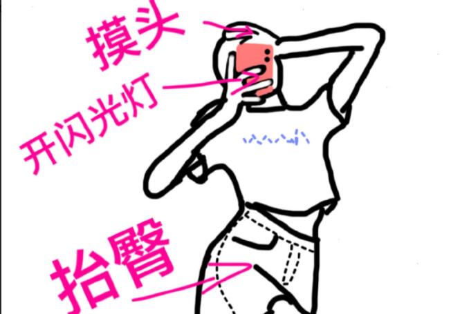 破解了！拍照大人們?cè)瓉矶际沁@么拍照的