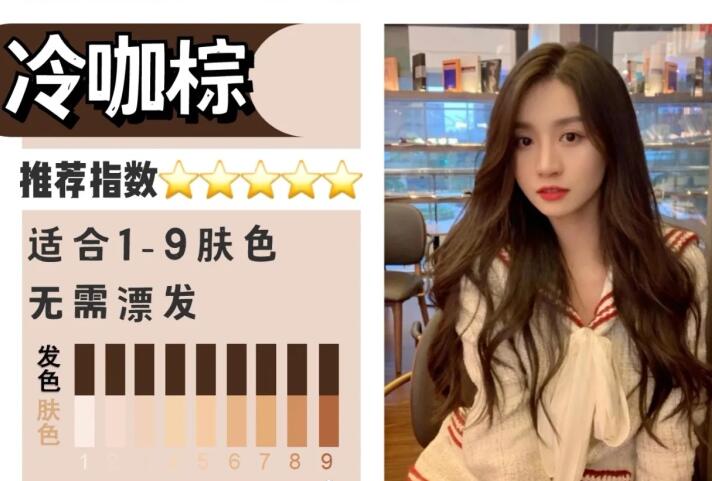 不漂也好看的棕色法系，南寧燙染學校分享
