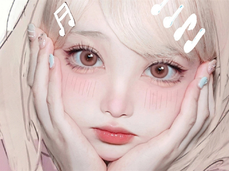 漫畫少女仿妝，廣西彩妝專業(yè)培訓分享教程