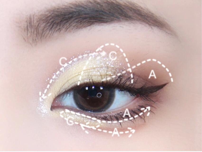 春日彩色眼妝，廣西彩妝基礎(chǔ)培訓(xùn)教學(xué)