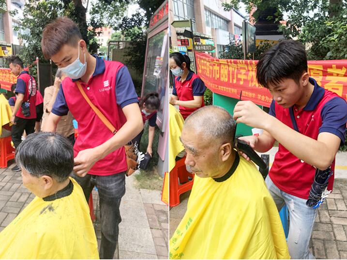 小區(qū)免費理發(fā)，廣西美發(fā)志愿者理發(fā)活動
