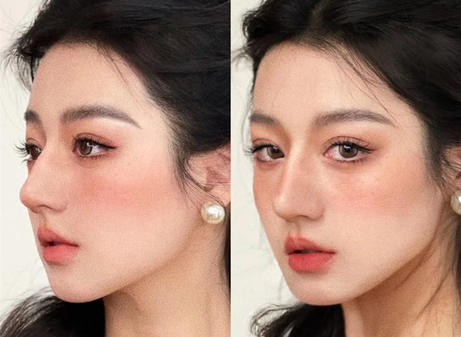 適合方圓臉的天菜畫法，廣西化妝美妝職業(yè)培訓(xùn)分享