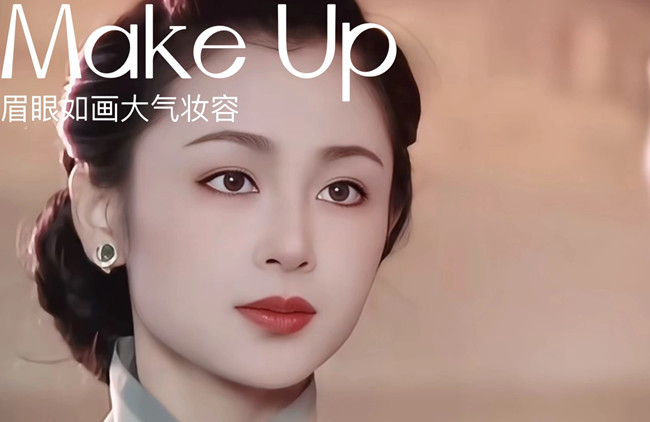 民國大女主妝容教程，南寧化妝專業(yè)培訓