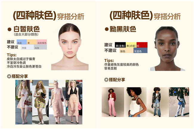不同膚色的穿搭，廣西形象設(shè)計專業(yè)分析