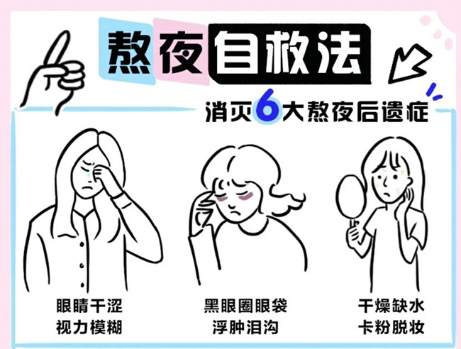 熬夜緩不過神怎么辦？廣西美容與形象設(shè)計講解
