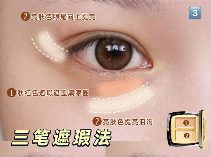 ?六種保姆級遮瑕畫法，廣西化妝造型師分享教程