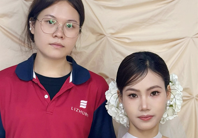 韓式新娘造型，南寧寫真彩妝實訓(xùn)作品
