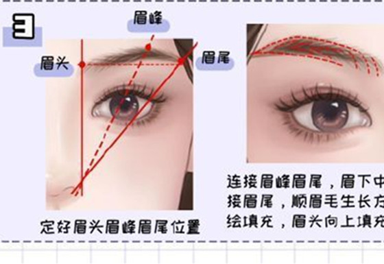 方圓臉如何畫眉？化妝新手入門教程