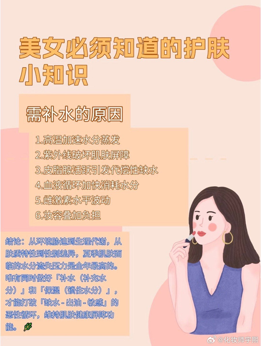 皮膚需要補水的原因，南寧美容師的日常